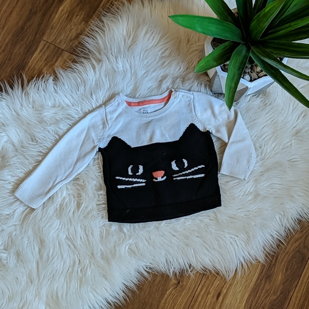 Baby GAP Kitty Sweater - Picture 1 of 6